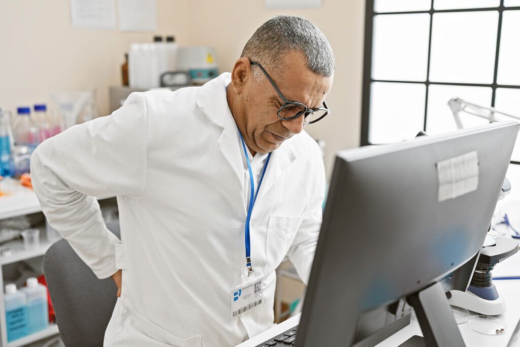 ergonomie inappropriée du travail sur ordinateur