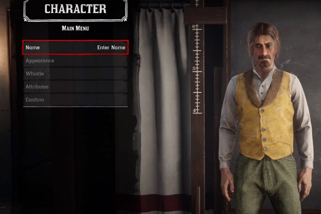 créateur de personnage dans Red Dead Online